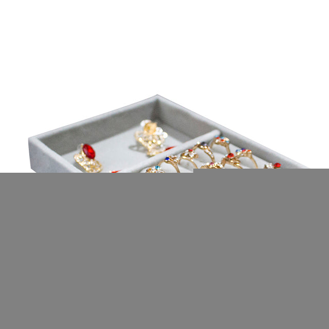 Velvet Ring Earrings Storage Organizer Jewelry Display Stand