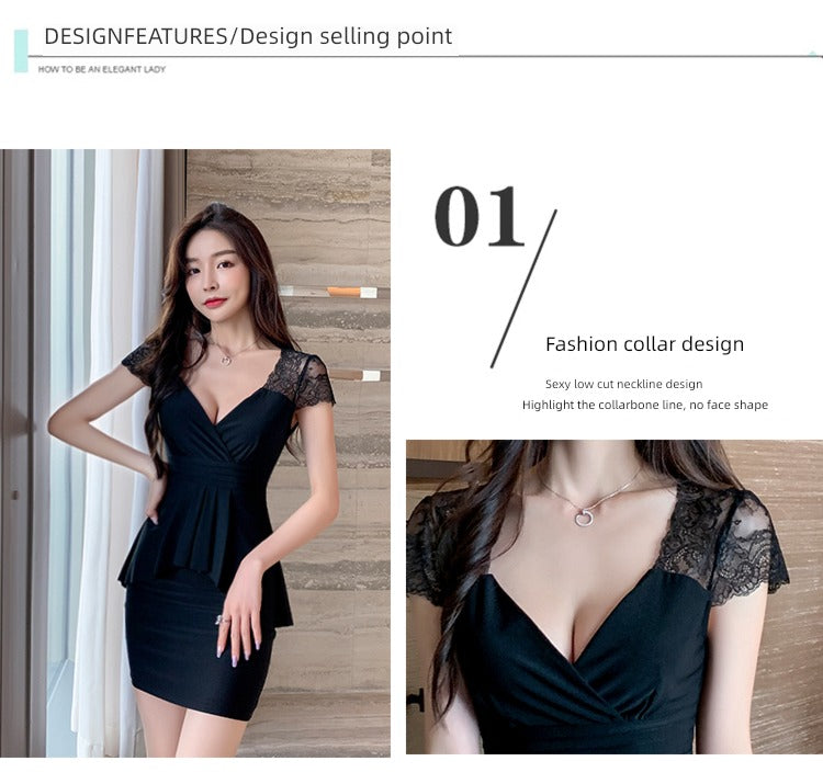 Shop Slim Looking Belly Covering Bath Massage Workwear Dress
