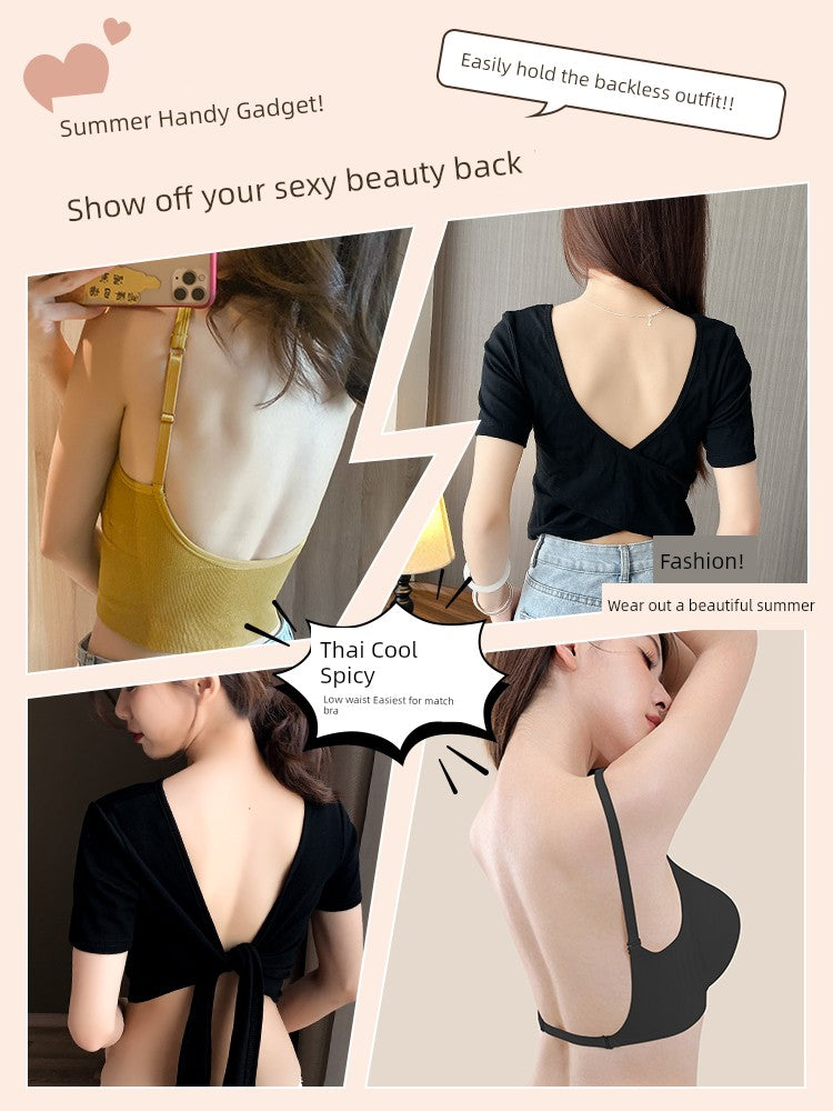 Cross U-Shaped Small Breast Size Exaggerating Bra Cartoon Expansion Intimates