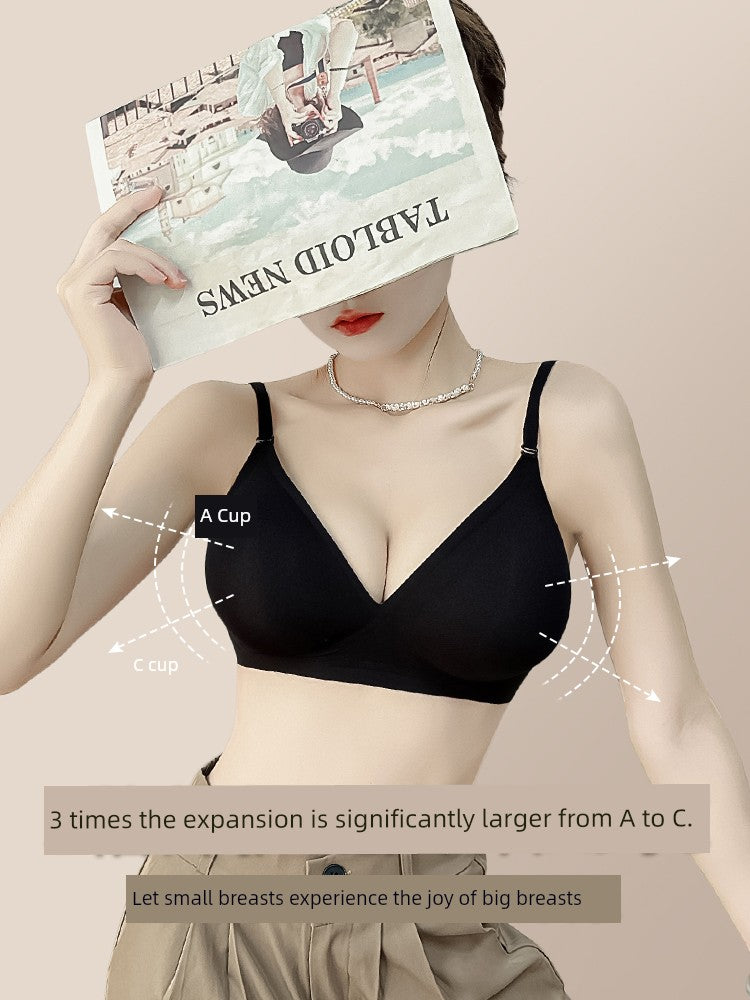 Cross U-Shaped Small Breast Size Exaggerating Bra Cartoon Expansion Intimates