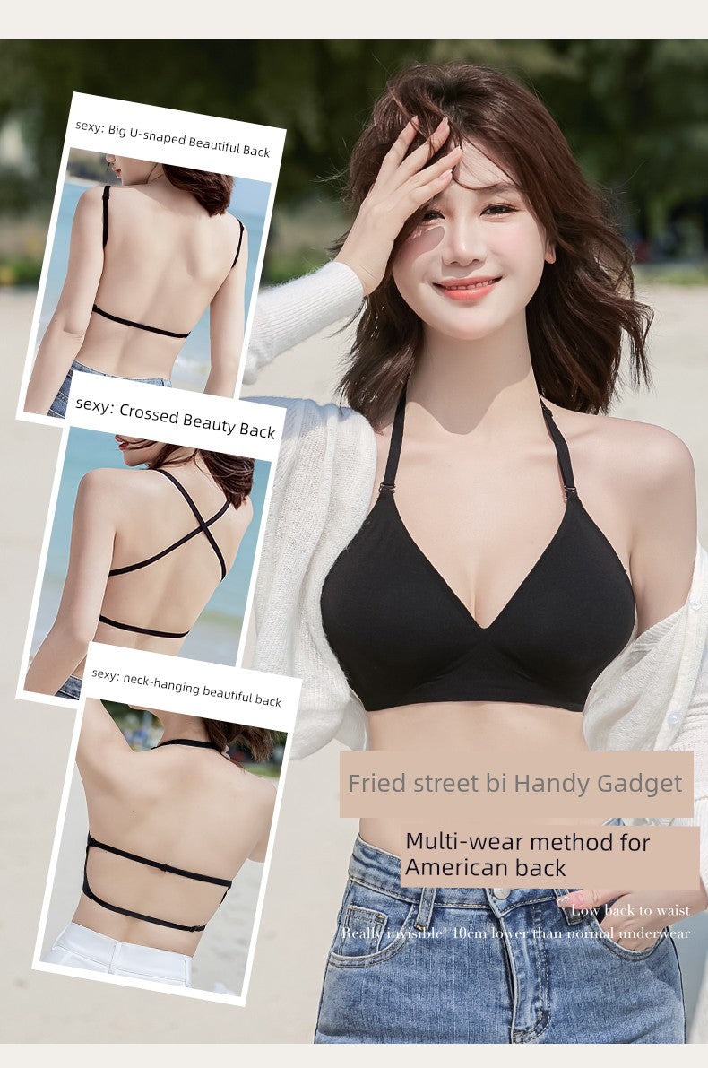 Cross U-Shaped Small Breast Size Exaggerating Bra Cartoon Expansion Intimates
