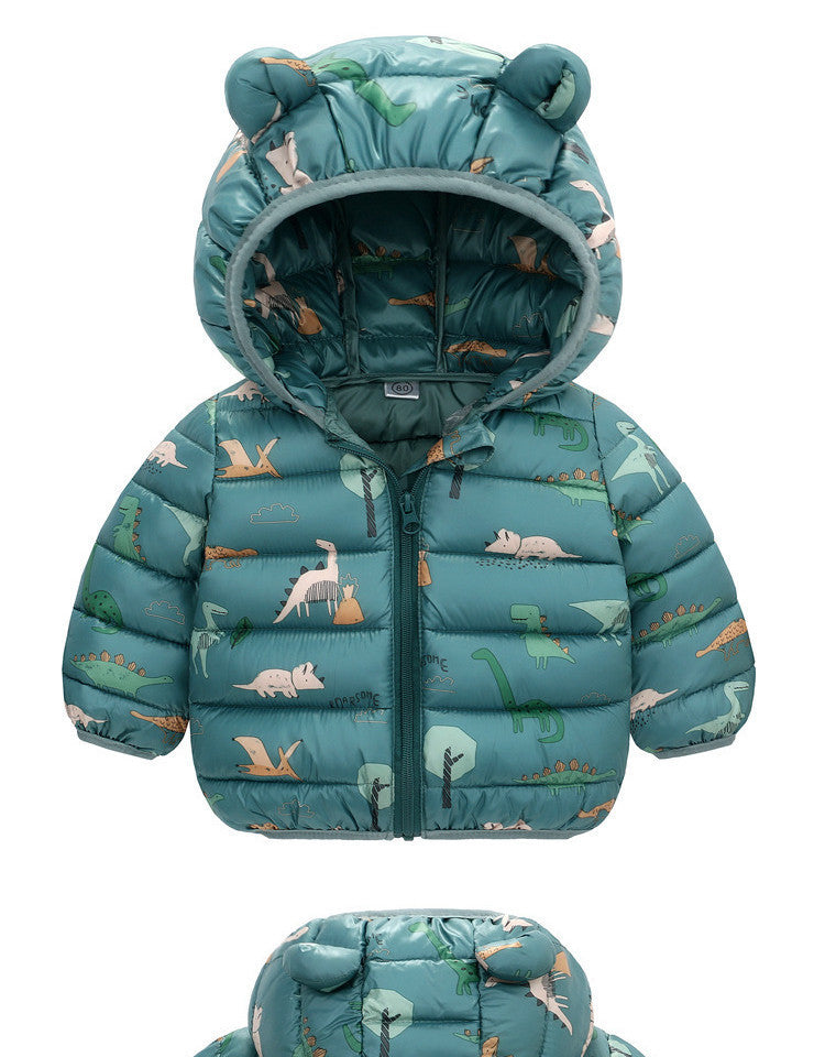 Winter Baby Cotton Coat Thickened Baby Quilt Coat Children's Clothing