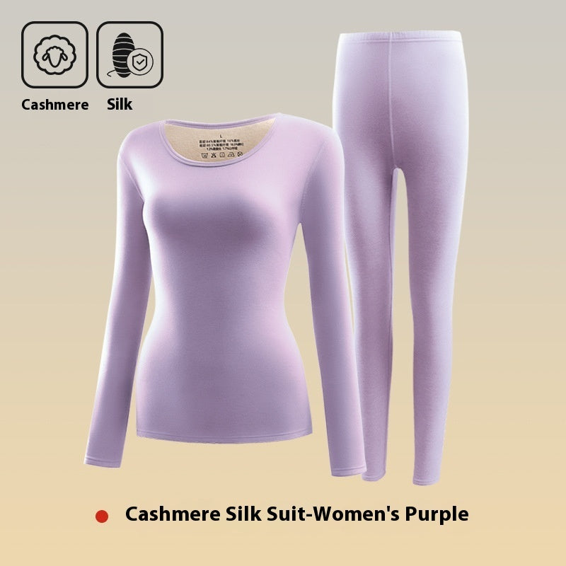 Cashmere Silk Thermal Underwear Long Johns