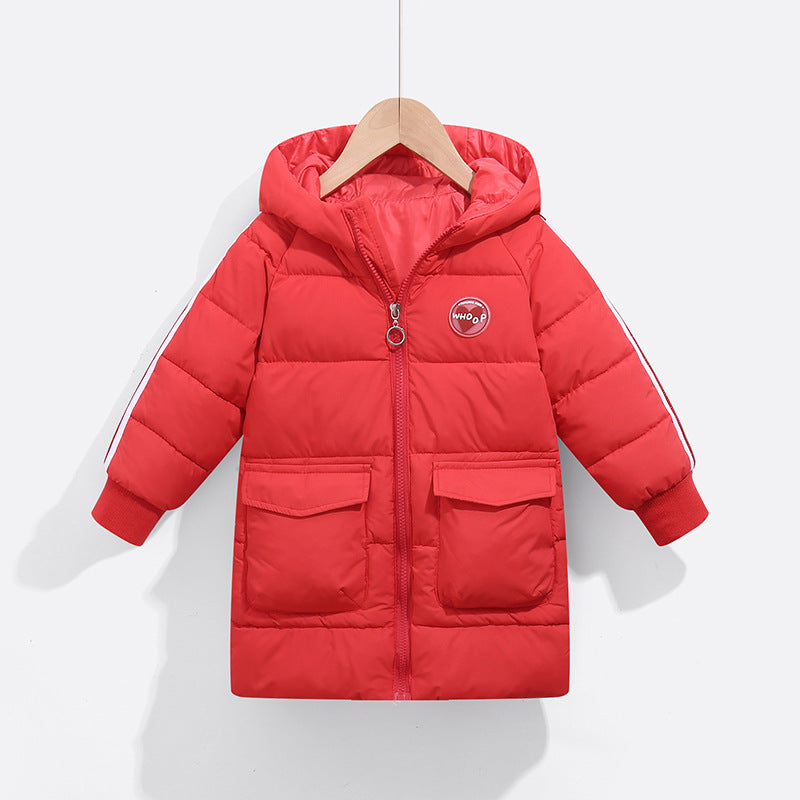 Duck Down Children Thick Hooded Jacket