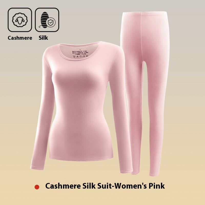 Cashmere Silk Thermal Underwear Long Johns